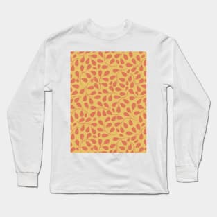 Simple Leaf Design Long Sleeve T-Shirt